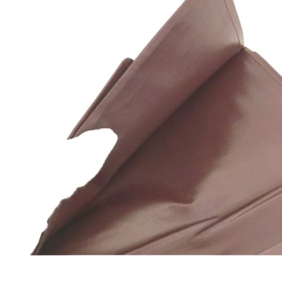 CARTIER: Burgundy, Leather & "Double C" Logo Long Checkbook Wallet #058 - Picture 5 of 6